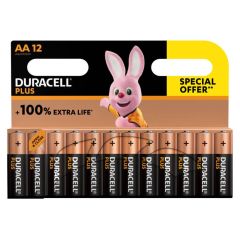 Duracell D142633 Alkaline Plus 100 Promo AA 12 Stck.