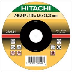 Hitachi Zubehör 782301 A60U-BF41 Trennscheibe für Edelstahl/Metall 115 x 1 mm pro 25