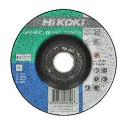 HiKOKI Zubehör 4100232 A24/30P Schleifscheibe für Metall 125 x 6 x 22,23 mm pro 10