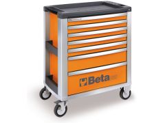 Beta 039000001 39000001 C39-7/O Werkzeugwagen mit 7 Schubladen orange