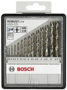 Bosch Groen Accessoires 2607019926 13-delige HSS metaalboren set Robustline