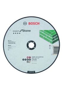 Bosch Blau Zubehör 2608600326 Trennscheibe gerade Expert for Stone C 24 R BF, 230 mm, 3,0 mm