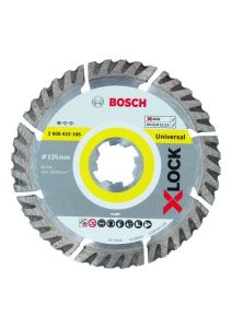 Bosch Blau Zubehör 2608615247 X-Lock Standard für Universal Diamanttrennscheibe 2 Stück
