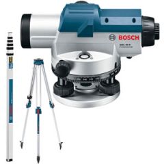 Bosch Blau 06159940AX GOL32D Nivelliergerät + BT160 Stativ + GR500 Messlatte  