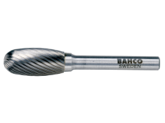 Bahco E1222M06 12 mm x 22 mm Rotorfräser aus Hartmetall für Metall, Tropfenform, Mittel 24 TPI 6 mm