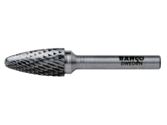 Bahco F0820M06X 8 mm x 20 mm Rotorfräser aus Hartmetall für Metall, Baumform, mittlerer X-Schnitt 18/9 TPI 6 mm