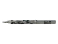 Bahco G0645M4.9X 6 mm x 45 mm Spezialfräser aus Hartmetall für Reifenreparaturen, X-Cut 12/6 TPI T 4,9 mm