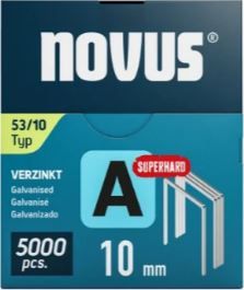 Novus 042-0763 Heftklammer mit Feingewinde A 53/10 mm Superhart (5000 Stück)
