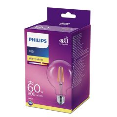 Philips P742457 LED classic Kerzenlampe (dimmbar) 60 Watt E27 Warmweiß