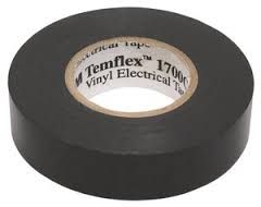 1500 Temflex-Vinyl-Band Schwarz 19 mm x 20 mtr.