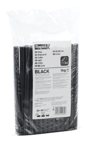 Rapid 51215108 12mm Professionelle schwarze Klebestifte