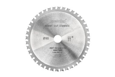 Metabo Zubehör 628273000 Sägeblatt Steel Cut Classic 165 x 20 x 40 Z