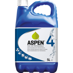 Aspen ASPEN4 Gebrauchsfertige Benzinmischung 5 Liter für Viertaktmotoren.
