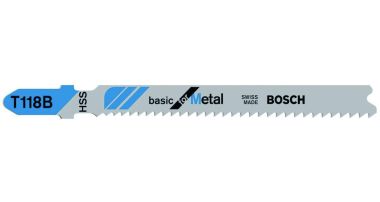 Bosch Blauw Accessoires 2608631014 T118B Decoupeerzaagbladen T - Schacht Per 5 Metaal