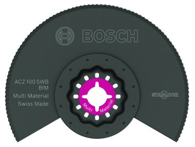 Bosch Blauw Accessoires 2608661693 ACZ 100 SWB BIM segmentzaagblad SL gekarteld 100 mm