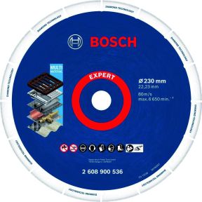 Bosch Blau Zubehör 2608900536 Expert Diamond Metal Wheel Trennscheibe, 230 x 22,23 mm