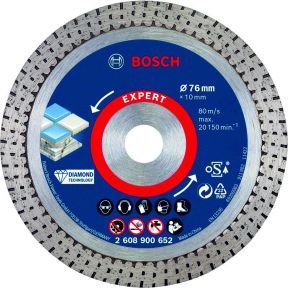Bosch Blau Zubehör 2608900652 Expert HardCeramic 76 mm Diamanttrennscheiben 76 x 1,5 x 10 mm
