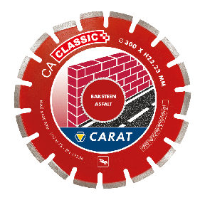 Carat CAC3003000 Diamantzaagblad BAKSTEEN / ASFALT CA CLASSIC 300x22,2MM