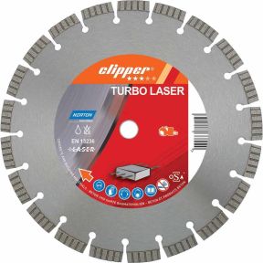 Norton Clipper 70184694467 Classic Turbo Laser Diamant-Sägeblatt 230 x 22,23 mm