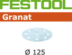 Festool Accessoires 497180 Schuurschijven Granat STF D125/90 P1000 GR/50 - 1