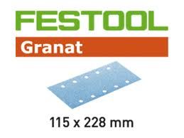 Festool Accessoires 498944 Schuurstroken Granat STF 115x228/10 P40 GR/50