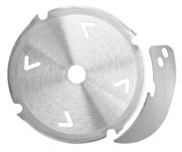 Diamantsägeblatt-Set 160 x 2,4/3,0 x 20 mm, Z 4, FZ/TR, inkl. Spaltkeil für zementgebundene Werkstoffe