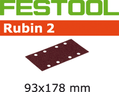 Festool Accessoires 499064 Schuurstroken Rubin 2 STF 93x178/8 P100 RU/50 - 1