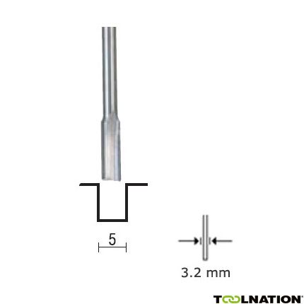 Proxxon 29026 Einstechfräser 4,3 mm, Schaft 3,2 mm - 1