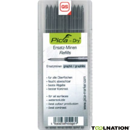 Pica PI4030 4030 Dry Ersatzminen Graphite für Tieflochmarker - 1