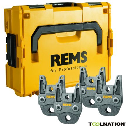 Rems 578058 R Presszangen Set V 15 - 22 - 28 - 35 in L-Boxx für Rems Radialpressmaschinen Mini-Presse - 1