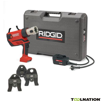 Ridgid 67138 RP350-C Kit Standard 12 - 108 mm Presswerkzeug 230V + 3 Backen V 18-22-28 - 1