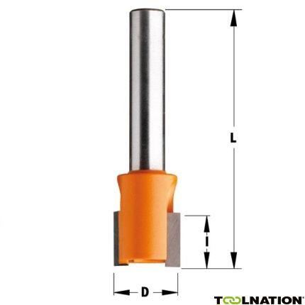 CMT 20 mm Falz- und Kantenfräser mit offener Fase 8 mm-Schaft - 2