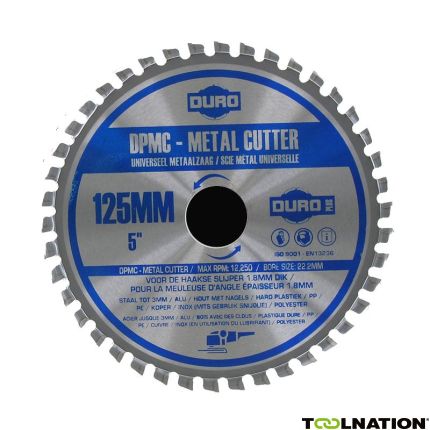 Duro METAL125 Metallsäge: DPMC 125x1,8x22,2 - 1