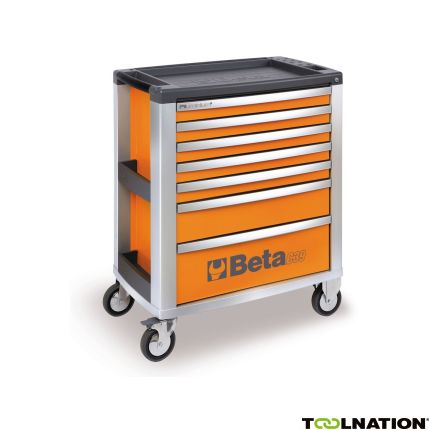 Beta 039000001 39000001 C39-7/O Werkzeugwagen mit 7 Schubladen orange - 6