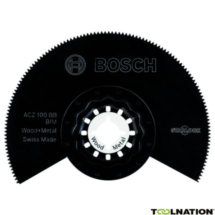 Bosch Blauw Accessoires 2608661633 ACZ 100 BB BIM segmentzaagblad SL Wood and Metal 100 mm - 1