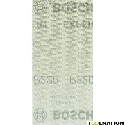 Bosch Blau Zubehör 2608900757 Expert M480 Schleifnetz für Schwingschleifer, 93 x 186 mm, G 220, 50-tlg. - 1