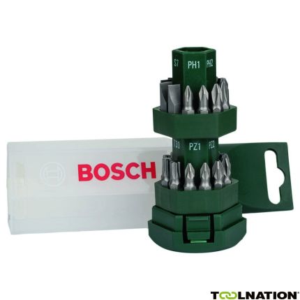 Bosch Grün Zubehör 2607019503 25-teiliges "Big-Bit" Schrauberbit-Set - 1