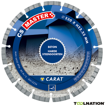 Carat CSM4002000 Diamantzaagblad BETON CS MASTER, 400x20,0 MM - 1