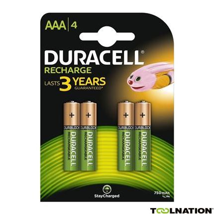 Duracell D090231 Wiederaufladbare Batterien Plus AAA 4pcs. - 1