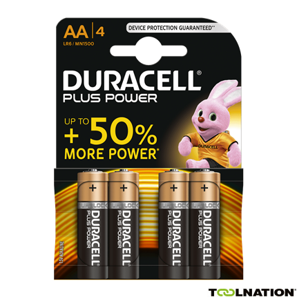 Duracell D140851 Batterien Alkaline Plus Power AA 4 Stck. - 1