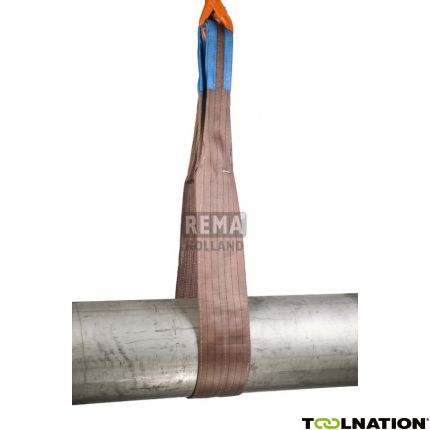 Rema 1211201 S1-PE-10M Polyester-Hebeband mit verstärkten Schlaufen 10,0 mtr 6000 kg - 2