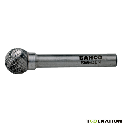 Bahco D1009M06X 10 mm x 9 mm Rotorfräser aus Hartmetall für Metall, mittlerer X-Schnitt 20/10 TPI 6 mm x 49 mm - 1