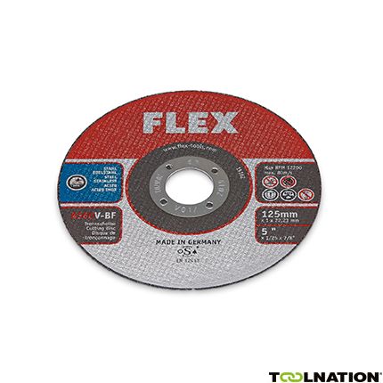 Flex-tools Zubehör 349836 Trennscheibe für rostfreien Stahl 125 x 1 mm pro 10 Stück - 1