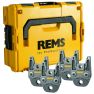 Rems 578057 R 578057 Presszangen Set M 15 - 22 - 28 - 35 in L-Boxx für Rems Radialpressmaschinen Mini-Presse - 1