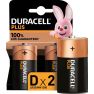 Duracell D141988 Alkaline Plus 100 D 2Stk. - 1