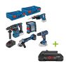 Bosch Blau 0615990M2X 5 Tool Kit 18V - 5 Werkzeuge + 1 x ProCore 18V 4.0Ah + 2 x ProCore 8.0Ah Comboset - 1