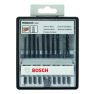 Bosch Blau Zubehör 2607010540 Stichsägeblatt-Set Wood Expert Robust Line 10-teilig - 2