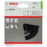 Bosch Blau Zubehör 2608622103 Topfbürste 100 mm, gewellter rostfreier Stahldraht 100 mm, 0,3 mm, M14 - 2