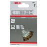 Bosch Blau Zubehör 2608622130 Scheibenbürste vermessingt gewellter Draht,vermessingt 80mm,6mm - 2