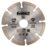 DeWalt Zubehör DT3711-QZ Segmentierte Diamanttrennscheibe125 x 22,2 mm für Trockenschnitt - 1
